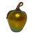 1990s Lundberg Studios Iridescent Art Glass Apple - Signed For Sale - Image 5 of 7