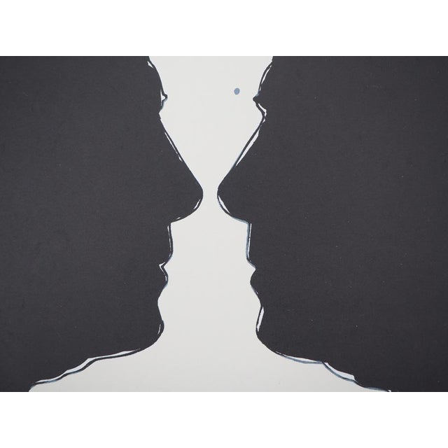 Jasper Johns, Coupe Aux Deux Picasso, 1973, Original Lithograph For Sale - Image 4 of 6