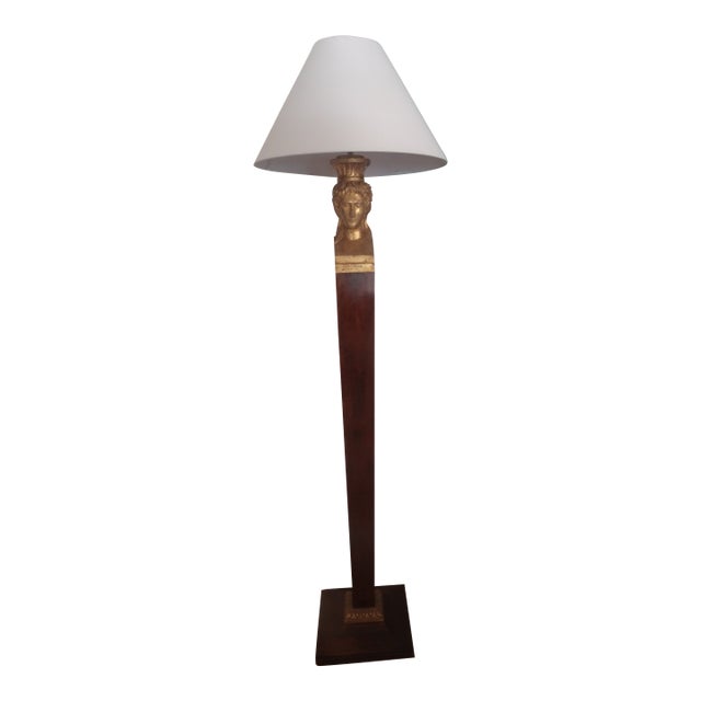 Paul Ferrante Neoclassical Floor Lamp For Sale