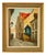 Knut Norrman, Street Scene, 1960s, Oil on Board, Framed For Sale