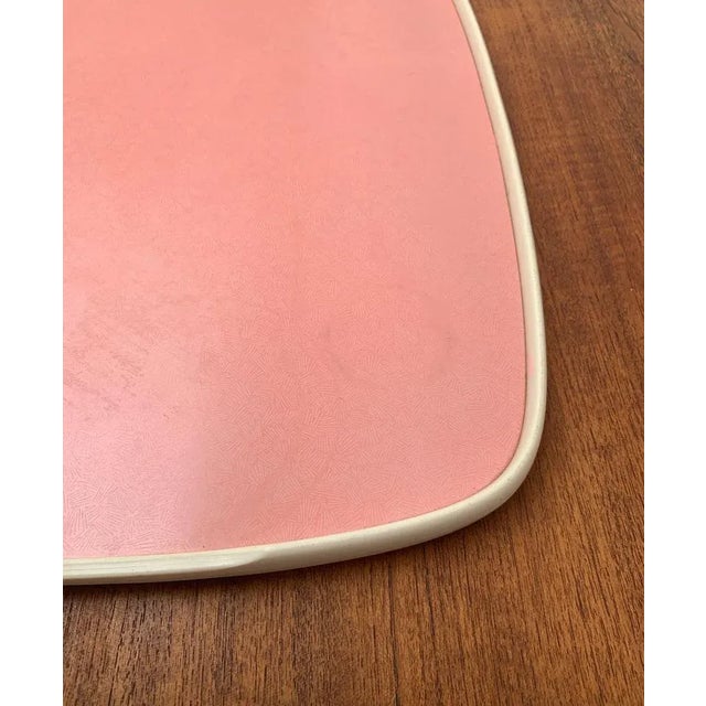 Mid-Century Plastic Blue & Pink Flip Tray, 1960s For Sale - Image 6 of 18