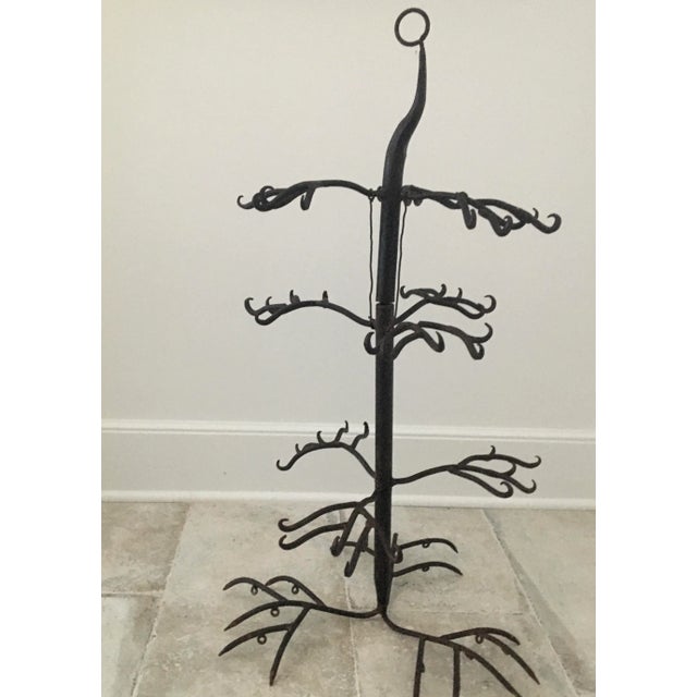 Antique Four Tier Handwrought Iron Game Rack For Sale - Image 12 of 13