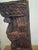 Late 19th Century Stunning Antique Hand-Carved Wooden Architectural Pillar Fragment on Custom Metal Stand For Sale - Image 5 of 6