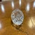 A solid Waterford Crystal egg in the Imperial pattern, showcasing the design’s characteristic combination of dense diamond...