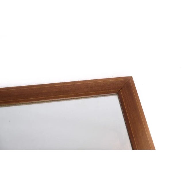 1910s Marquetry Mahogany Mirror, 1910s For Sale - Image 5 of 11