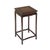 Asian 4.5" Reddish Brown Square Tall Slim Legs Wood Display Stand Riser Easel For Sale - Image 3 of 7