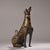 Late 19th Century Gilt Bronze Dog Figurine With Inscriptions For Sale - Image 4 of 10