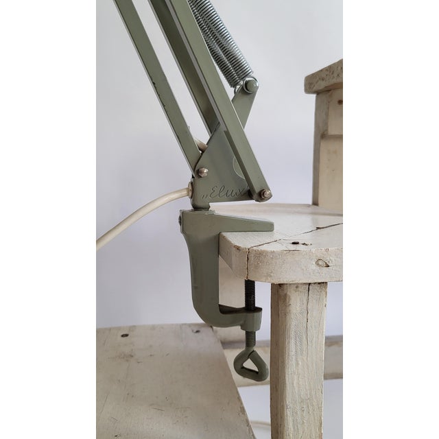 1950s Mid-Century Adjustable Architects Desk Lamp from Elux, 1950s For Sale - Image 5 of 11