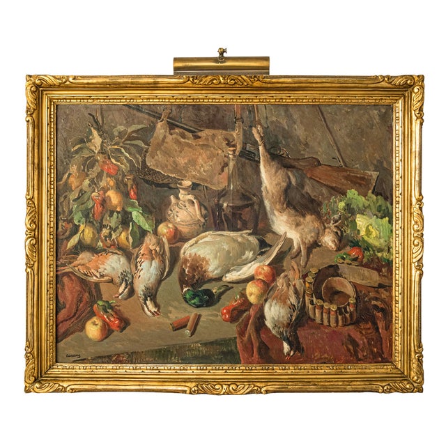 José Maria Vila Canyelles, The Chef's Banquet Still Life, 1920s, Oil on Canvas For Sale