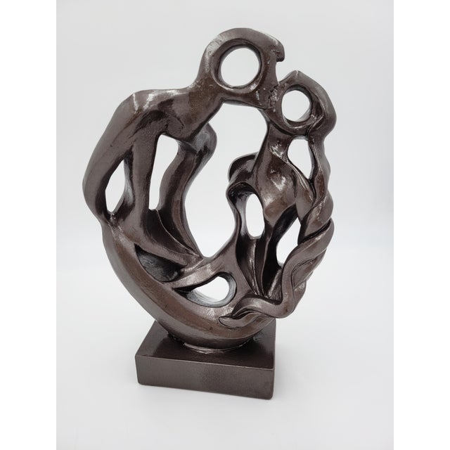 Austin Productions Abstract Mod Sculpture Wedding Rings Martel 1991