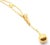 1990s 1990s Gurhan Vertigo Yellow Gold Lariat Beaded Spiral Necklace For Sale - Image 5 of 13