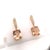Natural Morganite Diamond Earrings 14k Gold 9.93 TCW Certified For Sale - Image 4 of 18