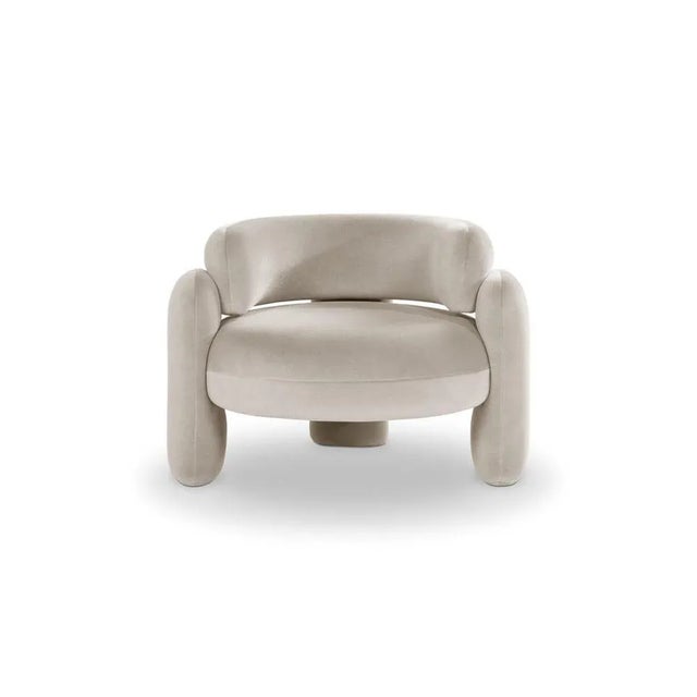Embrace gentle 223 armchair by royal stranger dimensions: w 96 x d 85 x h 68 cm. Materials: upholstery. Featuring an...