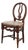 Antique Gustavian Walnut Chair with Leather, 1700s For Sale