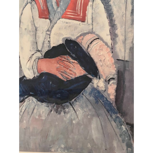 French Impressionist Lithograph "Gypsy Woman With Baby" by Amedeo Modigliani 1919 For Sale In Sacramento - Image 6 of 11