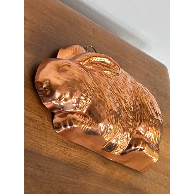 Farmhouse Vintage Bunny Rabbit Copper Mold For Sale - Image 3 of 7