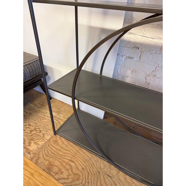 Gray Four Hands Danielle Five-Shelf Bookshelf For Sale - Image 8 of 12