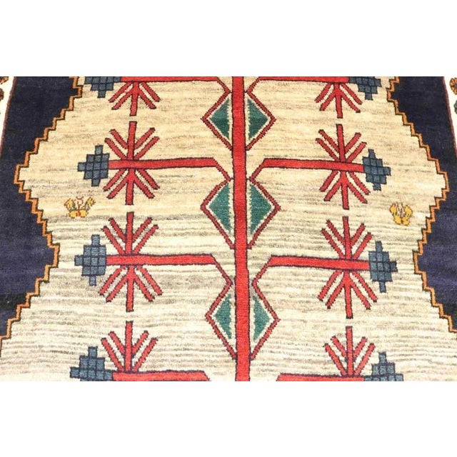 Ghashghai Rug in Brown - Yellow For Sale - Image 3 of 6