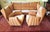 Wingback Living Room Set in Leather, 1950s, Set of 3 For Sale - Image 9 of 14