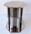 1980s 1980s Vintage Italian Chrome and Smoked Glass Pedestal or Table Base For Sale - Image 5 of 5
