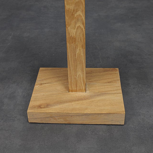 Beige Herma Steur, Geometric Abstract Sculpture, 1990s, Oak For Sale - Image 8 of 10