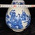 Blue Vintage Blue and White Porcelain Yuhuchun Vase With Figural Scene For Sale - Image 8 of 8
