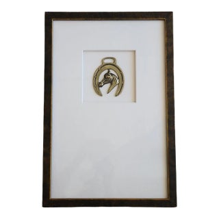 Antique Horse Bridle Medallion (Horse) For Sale