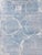 Exquisite Rugs Fine Pure Silk Hand-Knotted Silk Blue/Gray/Ivory Rug-9'X12' For Sale