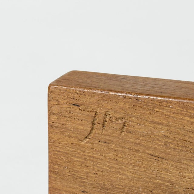 Wood Scandinavian Modern Teak Anchor Sculpture by Johnny Mattsson, 1950s For Sale - Image 7 of 8