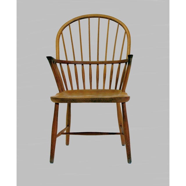 Danish frits henningsen ch 18a high back chair in oak by carl hansen & son, 1960s the ch 18a high back windsor chair in...