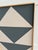 Mid-Century Modern Contemporary Geometric Abstract Op Art Triptych Painting on Canvas in Neutrals Gray and Taupe, Framed For Sale - Image 3 of 8