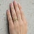 Metal Pear Peridot East-West Ring, Size 7.5 For Sale - Image 7 of 10