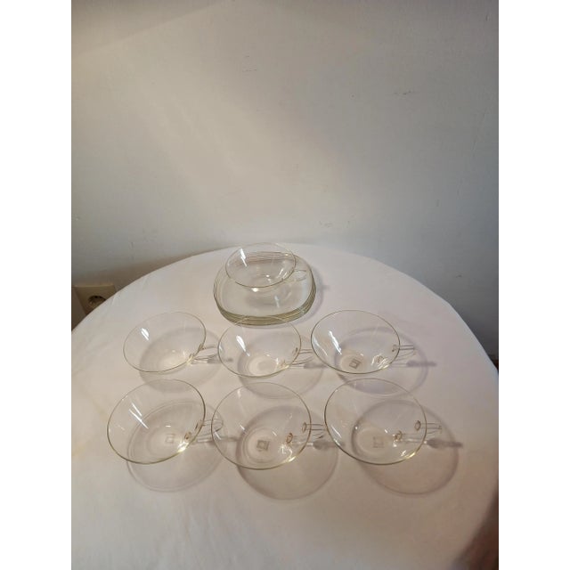 Glass Tea Service by Heinrich Löffelhardt for Schott & Gen., Mainz, Germany, 1950s, Set of 10 For Sale - Image 10 of 18