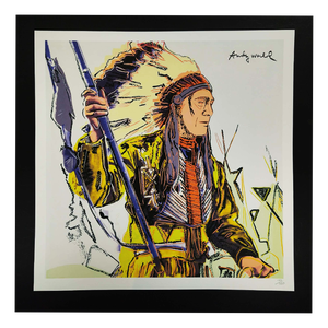 After Andy Warhol, Indians, 1980s, Numbered Limited Edition Lithograph