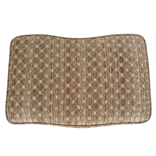 Late 20th Century French Provincial Bergère Chair and Matching Ottoman Set For Sale - Image 15 of 16