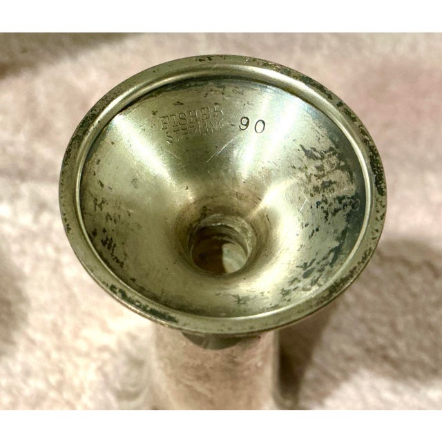 1960s Fisher Silversmiths Inc. Sterling Silver No. 90 Cordial Cups- Set of 4 For Sale - Image 11 of 12