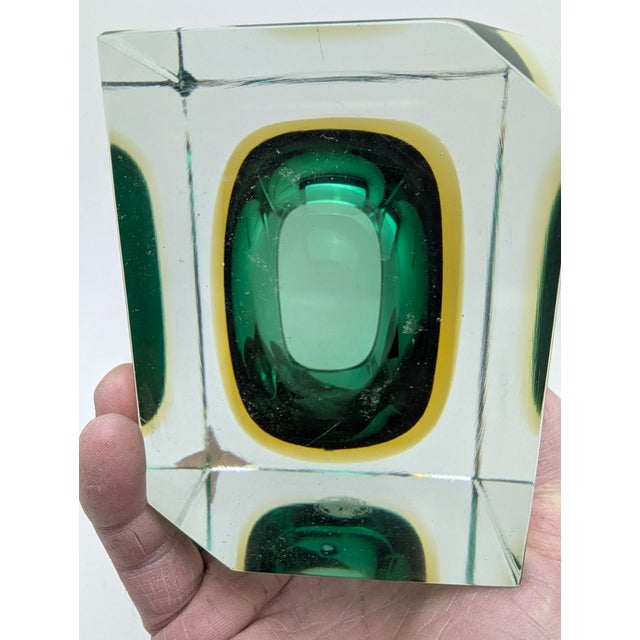 Sommerso Murano Ashtray by Flavio Poli and Alessandro Mandruzzato for Seguso Vetri d'Arte, Italy, 1960s For Sale - Image 18 of 18