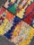 Moroccan Artist Tribal Traditional Moroccan Berber Boucherouite Rug For Sale - Image 4 of 5