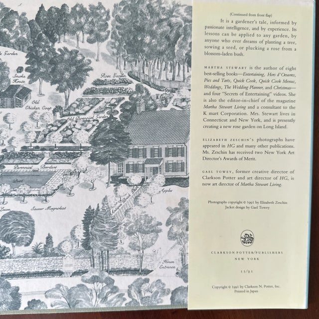 1990s 1991 Martha Stewart Gardening Book For Sale - Image 5 of 12