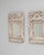 Wood 19th Century French Pair Of White Patinated Wooden Mirrors For Sale - Image 7 of 10