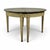 Beautiful, antique pair of Swedish demi lune console table. The top is black with marble imitation’s and the lower part is...