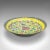 Victorian 1900s Antique Victorian Chinese Famille Jaune Decorative Dish For Sale - Image 3 of 10
