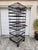 1980s Vintage Industrial Storage Rack on Wheels With Sliding Trays For Sale - Image 10 of 10