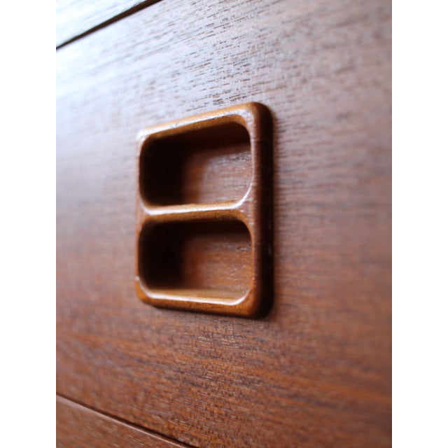 Vintage Danish Chest of Drawers in Teak, 1960s For Sale - Image 6 of 8