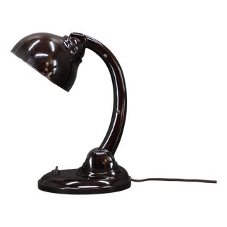 Bauhaus Bakelite Model 11126 Table Lamp attributed to Electrosvit, 1930s For Sale
