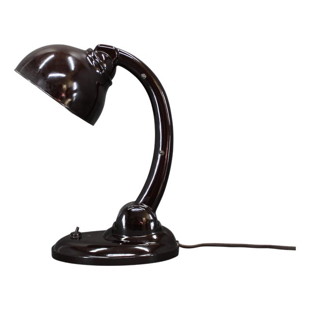 Bauhaus Bakelite Model 11126 Table Lamp attributed to Electrosvit, 1930s For Sale