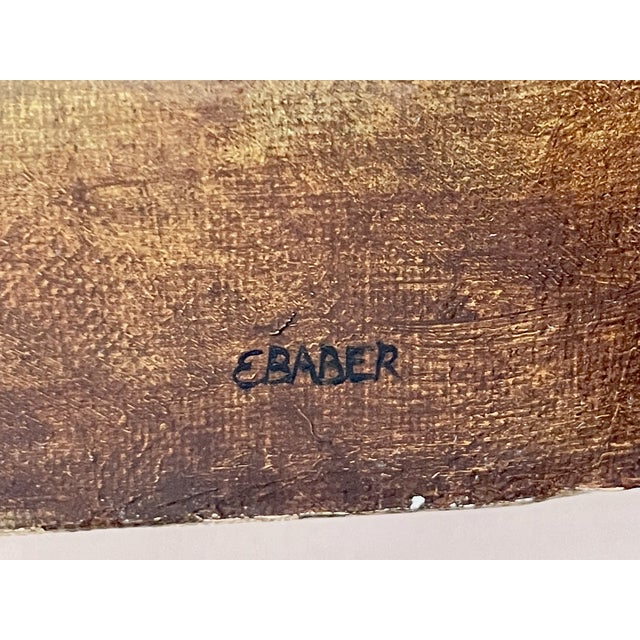 American Ernest Baber, a Still Life of Peace Roses From a Santa Fe Garden For Sale - Image 3 of 5