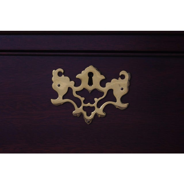 Kindel National Trust Mahogany Chest on Chest For Sale - Image 14 of 16