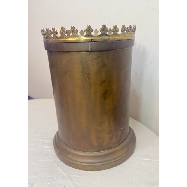 Large Antique Bronze Religious Catholic Church Altar Tabernacle Offering Box For Sale - Image 14 of 14