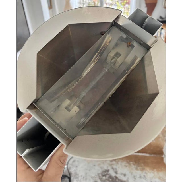 White Postmodern Sculptural Floor Lamp, 1980s For Sale - Image 8 of 10